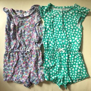 Baby girl Rompers set of 2